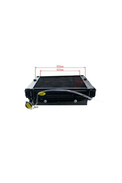 Радиатор водяной H11V2-10201 HELI CPCD 15 с двигателем Kubota V2403-M-DI-E2B